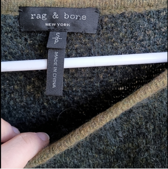 Rag & Bone Women's Pullover Camo Sweater Wool, Mohair, Silk Blend_Small - Picture 5 of 6